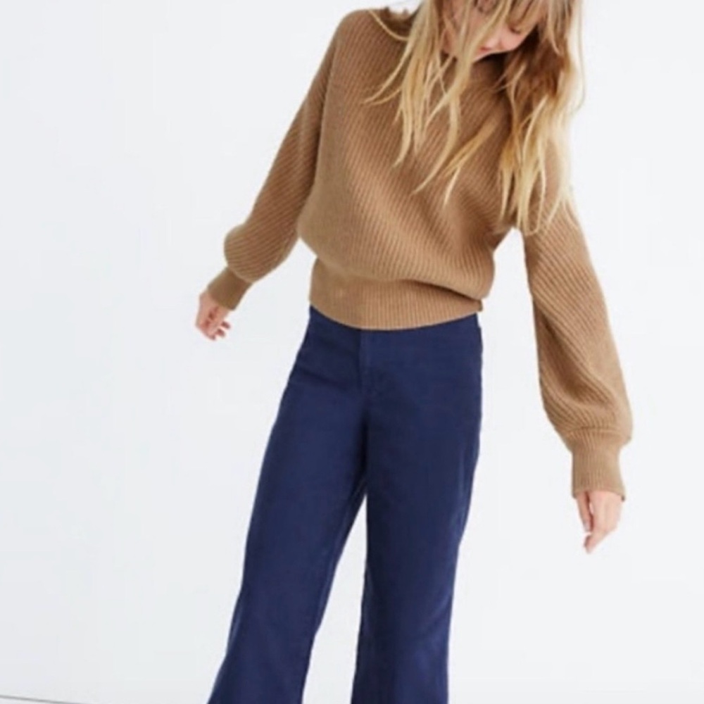 Madewell Fairbank Knit Tan Sweater
